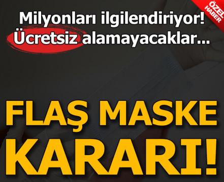 Ücretsiz maske dağıtımında önemli gelişme!