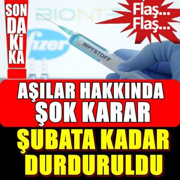Koronavirüs Aşı Üreticileri Pfizer ve Biontech’ten Avrupa için Şok Açıklama! Aşı Sevkiyatı Durdu!
