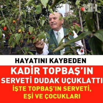 Kadir Topbaş'ın eşi ve ailesinin serveti! Gelinleri bile zengin