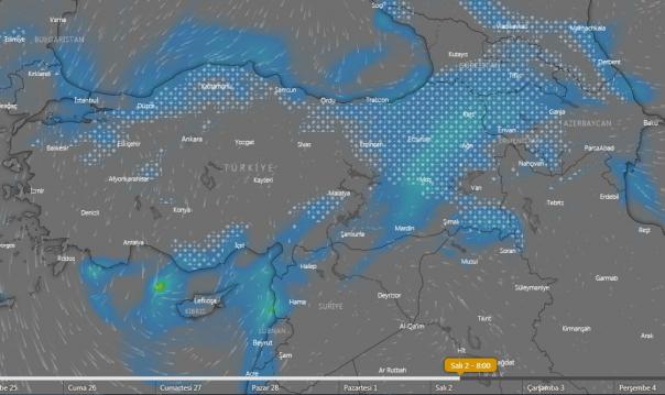 Uydu görüntüleri bas bas bağırıyor. Güneş açtı diye sevinmeyin kar ve soğuk hava geri geliyor tarih belli oldu