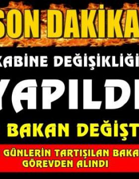 Kabine'de beklenen revizyon yapıldı! 3 bakanlığa atama yapıldı