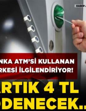 Banka atm'si kullanan herkesi ilgilendiriyor