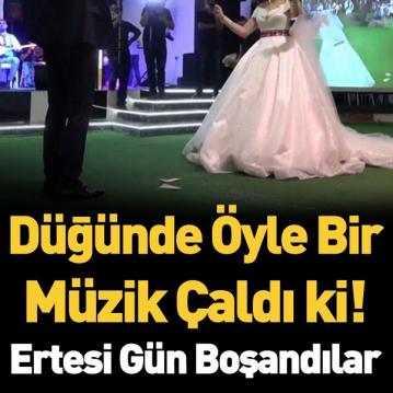 Düğünde öyle bir müzik çaldı ki