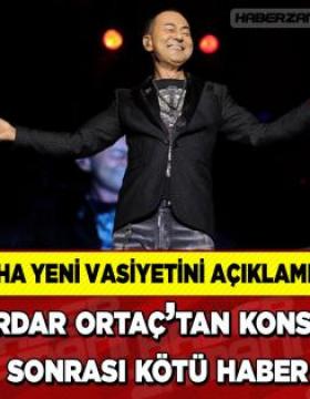 Serdar Ortaç'tan konser sonrası kötü haber