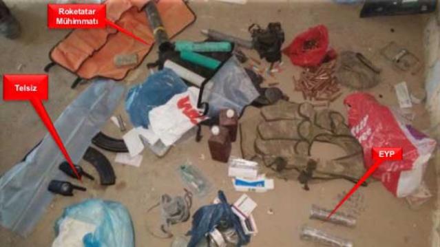 Şırnak'ta PKK'nın cephaneliği ve reviri bulundu