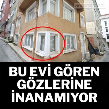 bu evi gören gözleriine inanamıyor.
