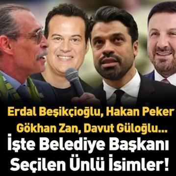İşte belediye başkanı seçilen ünlü isimler!