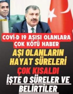 Covid-19 Aşısı Olanlara