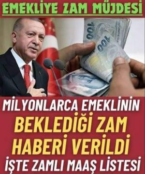 emeklli zam