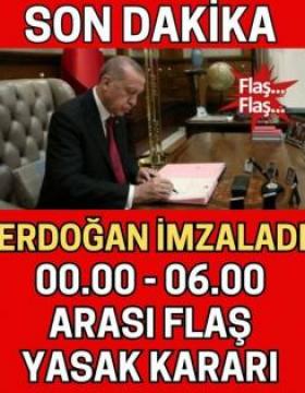 Flaş yasak kararı