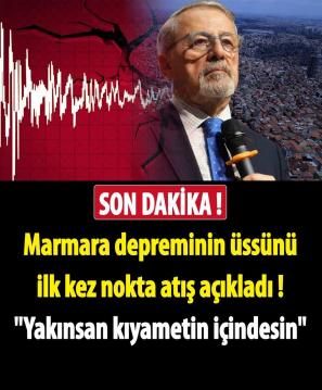 Naci Hoca Deprem Üssünü Aktardı