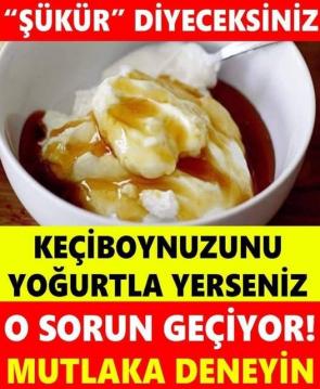 Keçiboynuzunu Yoğurtla Yerseniz