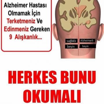 Alzheimer Hastası Olmamak İçin