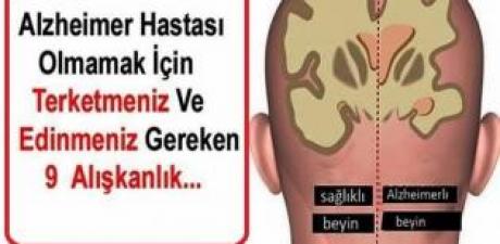 Alzheimer Hastası Olmamak İçin