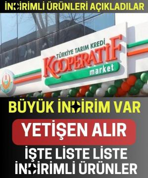 Tarım Kredi Market Büyük İndirim Günleri. Bu İndirimler Kaçmaz