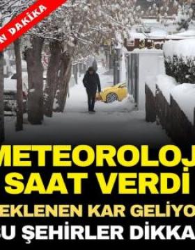 Meteoroloji Genel Müdürlüğü’nden Sarı Alarmlı Uyarı