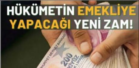 İşte hükümetin emekliye düşündüğü yeni zam