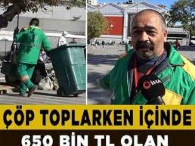 Çöp Toplarken İçinde