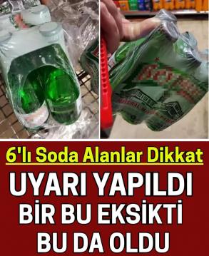 6’lı Paket Maden Suyu Tüketicileri Dikkat!