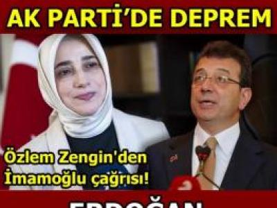 Özlem Zengin'den İmamoğlu çağrısı!
