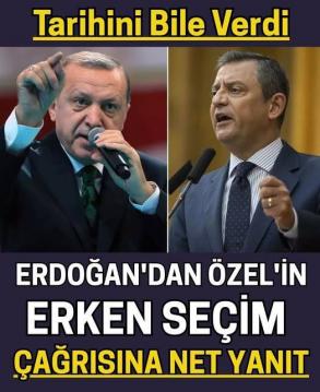 Erken seçim için tarih verdi
