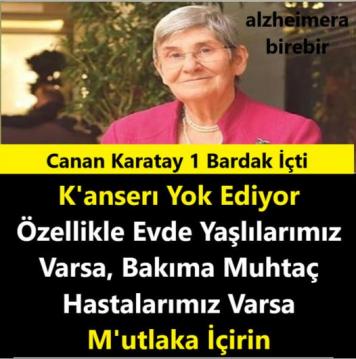 Canan Karatay Kanseri Ve Alzheimer Önleyici Besin