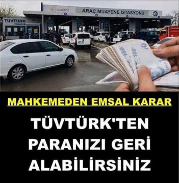mahkemeden emsal karar