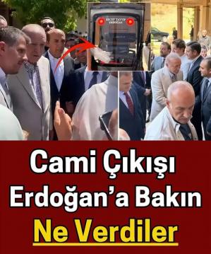 Cumhurbaşkanı Erdoğan'a sürpriz hediye!