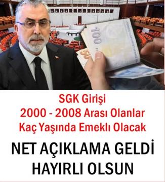 SGK GİRİŞ TARİHİ