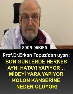  Prof. Dr. Erkan Topuz u'yarıyor!