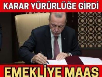 karar yürürlüğe girdi