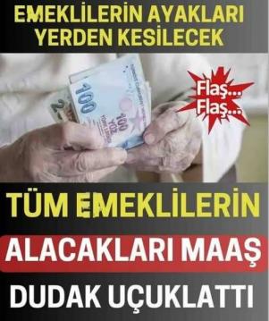 en düşük emekli maaşı