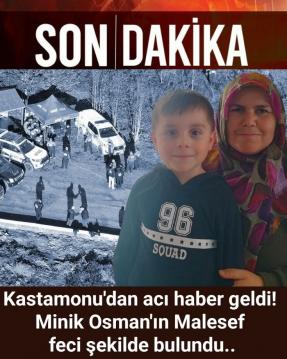 Kastamonu'dan acı haber geldi!
