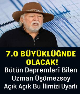 Ünlü Deprem Profesörü Deprem Beklediği Yeri Açıkladı