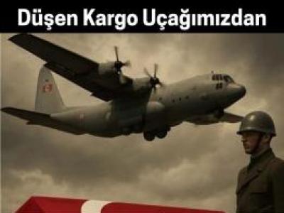kargo uçağı düştü