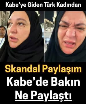 Kabe'de paylaştı