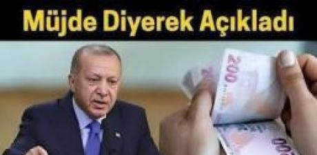 müjde diyerek açıkladı