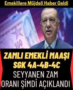 Emekliye refah payı ve ek zam oranı.