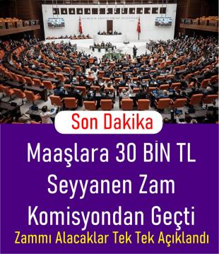 Maaşlara Seyyanen Zam