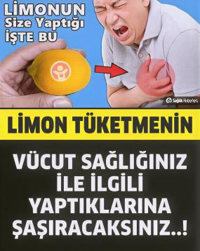 Her sabah limonlu su