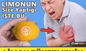 Her sabah limonlu su