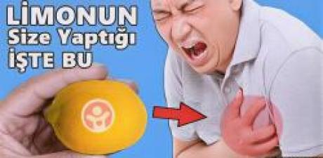 Her sabah limonlu su