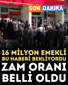 16 milyon emekli merakla bekliyor
