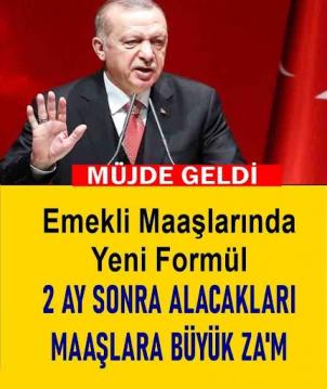 emekli maaşında yeni formül