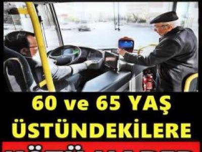  65 Yaş Üstüne Artık Yasak
