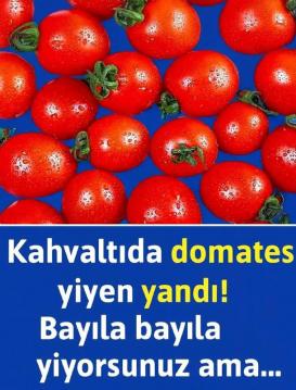 Kahvaltıda Domates 