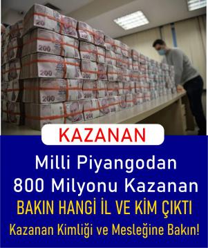 Yılbaşı Büyük İkramiye Kazananlar