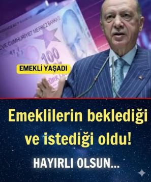 Emekli maaş zammı belli oldu.