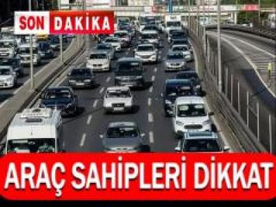 Tüm Sürücüler Uyarıldı..
