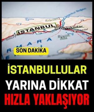 İstanbul için kar alarmı!